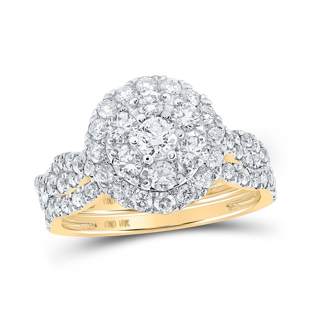 Captivating Eternity Brilliance Wedding Ring Set - Splendid Jewellery