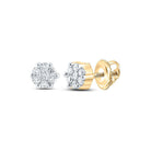 Captivating Floral Brilliance Earrings - Splendid Jewellery