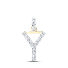 Load image into Gallery viewer, Captivating Gold Diamond Initial Pendant - Personalized Elegance at its Finest - Splendid Jewellery