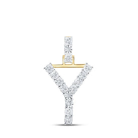 Captivating Gold Diamond Initial Pendant - Personalized Elegance at its Finest - Splendid Jewellery