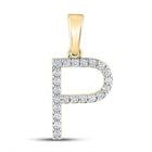 Captivating Gold Diamond Initial Pendant - Personalized Letter Charm Necklace - Splendid Jewellery