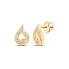 Captivating Gold Teardrop Diamond Earrings - Splendid Jewellery
