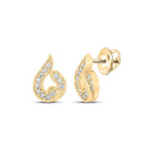 Captivating Gold Teardrop Diamond Earrings - Splendid Jewellery