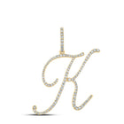 Captivating "Golden Brilliance" Diamond Initial Pendant - Splendid Jewellery