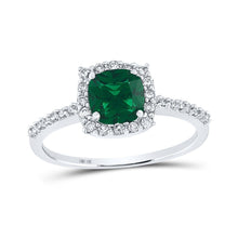 Load image into Gallery viewer, Captivating Green Meadow Cushion - Cut Gemstone Fashion Ring - Splendid Jewellery