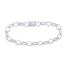 Captivating Heartbeat of Love Diamond Bracelet - Splendid Jewellery