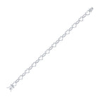 Captivating Heartbeat of Love Diamond Bracelet  Side View from Splendid Jewellery