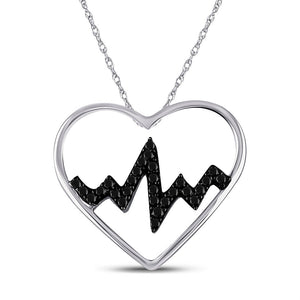 Captivating "Heartbeat of Love" Diamond Pendant - Splendid Jewellery