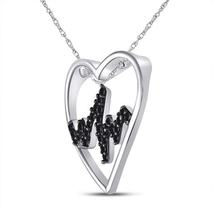 Captivating "Heartbeat of Love" Diamond Pendant - Splendid Jewellery