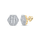 Captivating Hexagon Brilliance Earrings - Splendid Jewellery