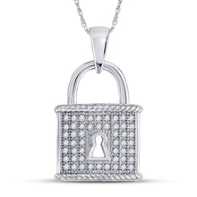 Load image into Gallery viewer, Captivating Key of Brilliance Pendant  Top View from Splendid Jewellery