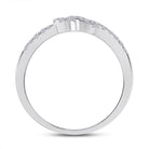 Captivating Knot Diamond Stackable Band - Splendid Jewellery