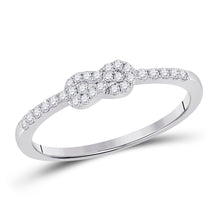 Load image into Gallery viewer, Captivating Knot Diamond Stackable Band - Splendid Jewellery