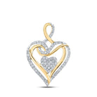 Captivating Love and Diamond Heart Pendant - Splendid Jewellery