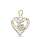 Captivating Love and Diamond Heart Pendant - Splendid Jewellery