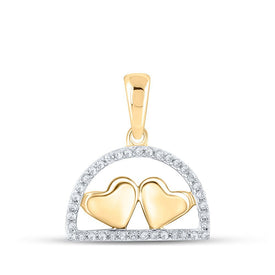 Captivating Love and Diamond Heart Pendant - Splendid Jewellery
