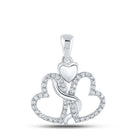 Captivating Love and Diamond Heart Pendant - Splendid Jewellery