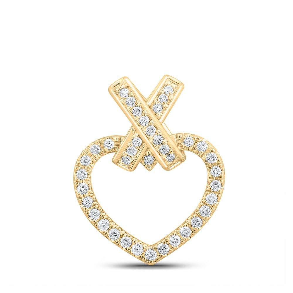 Captivating Love and Diamond Heart Pendant - Splendid Jewellery