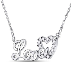 Captivating Love Heart Diamond Pendant Necklace - Splendid Jewellery