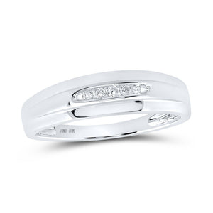 Captivating Love Story | 10kt White Gold His Hers Round Diamond Halo Matching Wedding Set 1/3 Cttw | Splendid Jewellery - Splendid Jewellery