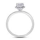 Captivating Love Story | 14kt White Gold Round Diamond Solitaire Bridal Wedding Engagement Ring 7/8 Cttw | Splendid Jewellery - Splendid Jewellery