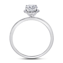 Load image into Gallery viewer, Captivating Love Story | 14kt White Gold Round Diamond Solitaire Bridal Wedding Engagement Ring 7/8 Cttw | Splendid Jewellery Side View 2 from Splendid Jewellery