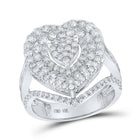Captivating Love's Brilliance Diamond Heart Ring - Splendid Jewellery