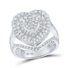 Captivating Love's Brilliance Diamond Heart Ring - Splendid Jewellery