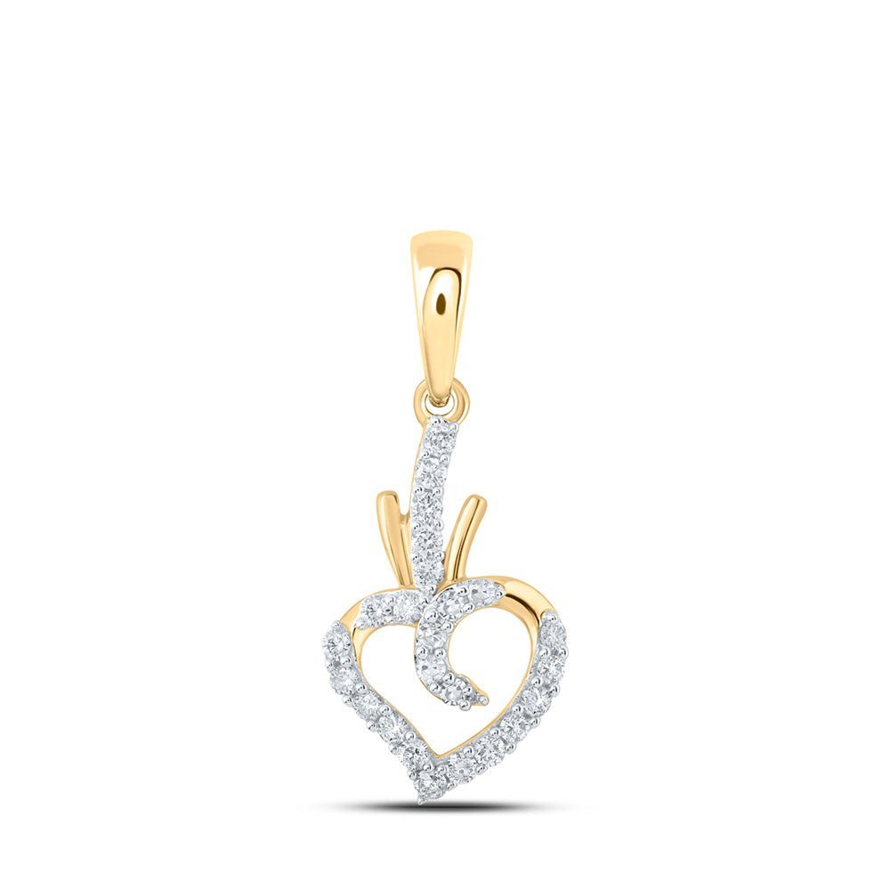 Captivating "Love's Embrace" Diamond Heart Pendant - Splendid Jewellery