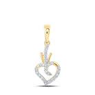 Captivating "Love's Embrace" Diamond Heart Pendant - Splendid Jewellery