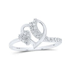 Captivating Love's Embrace Diamond Heart Ring - Splendid Jewellery