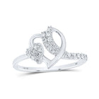 Captivating Love's Embrace Diamond Heart Ring - Splendid Jewellery