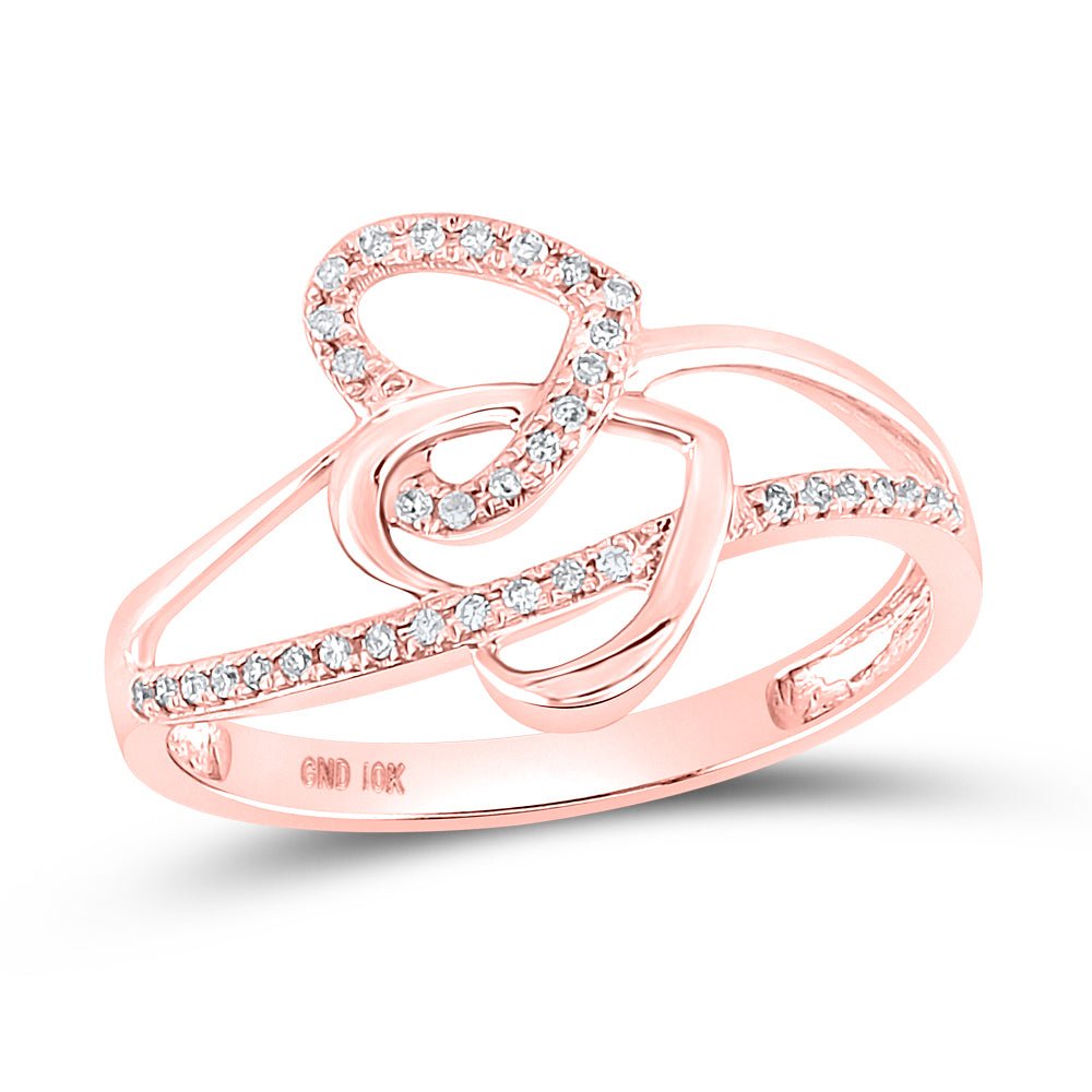 Captivating Love's Embrace Diamond Heart Ring - Splendid Jewellery