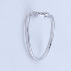 Captivating Love's Embrace Diamond Heart Ring - Splendid Jewellery
