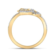 Load image into Gallery viewer, Captivating Love&#39;s Embrace Diamond Heart Ring product Side View from Splendid Jewellery