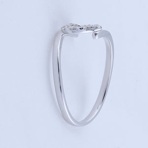 Captivating Love's Embrace Diamond Heart Ring - Splendid Jewellery