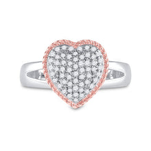 Load image into Gallery viewer, Captivating Love&#39;s Embrace Diamond Heart Ring - Alternate view 4 from Splendid Jewellery