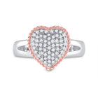 Captivating Love's Embrace Diamond Heart Ring - Alternate view 4 from Splendid Jewellery