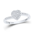Captivating Love's Embrace Diamond Heart Ring - Splendid Jewellery