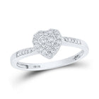 Captivating Love's Embrace Diamond Heart Ring - Splendid Jewellery