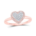 Captivating Love's Embrace Diamond Heart Ring - Splendid Jewellery