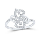 Captivating Love's Embrace Diamond Heart Ring - Splendid Jewellery
