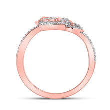 Load image into Gallery viewer, Captivating Love&#39;s Embrace Diamond Heart Ring - Alternate view 2 from Splendid Jewellery