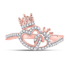 Captivating Love's Embrace Diamond Heart Ring - Alternate view 4 from Splendid Jewellery