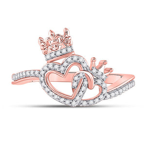 Captivating Love's Embrace Diamond Heart Ring - Splendid Jewellery