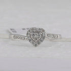 Captivating Love's Embrace Diamond Heart Ring - Splendid Jewellery