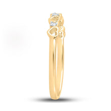 Load image into Gallery viewer, Captivating Love&#39;s Embrace Diamond Heart Ring product Side View 2 from Splendid Jewellery