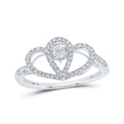 Captivating Love's Embrace Diamond Heart Ring - Splendid Jewellery