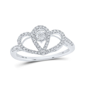 Captivating Love's Embrace Diamond Heart Ring - Splendid Jewellery
