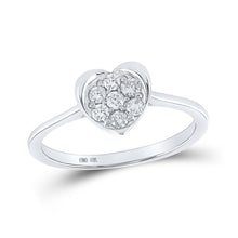 Load image into Gallery viewer, Captivating Love's Embrace Diamond Heart Ring - Splendid Jewellery